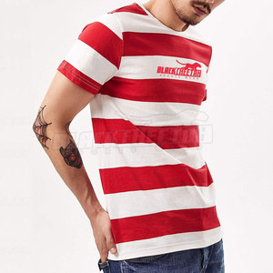 Ropa de verano para hombre, camiseta de manga corta de secado rápido transpirable de poliéster/algodón de punto por encargo, logotipo personalizado, Etiqueta Privada - Product Image 4