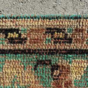 พรมขนาด 6.1x9.3 ฟุต, พรมตุรกีโบราณ, พรมลายดอกไม้สีน้ำตาล - Product Image 4