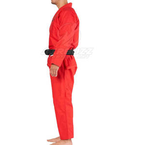 เครื่องแบบยูโดสีล้วนสำหรับมืออาชีพชุดฝึกศิลปะการต่อสู้ทนทาน - Product Image 3