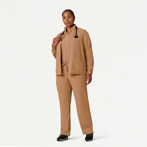 Chaquetas médicas hospitalarias personalizadas de alta calidad más vendidas, conjunto de uniformes de enfermera de laboratorio de manga larga para mujeres y hombres - Product Image 4