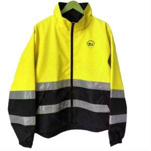 Sudadera de Seguridad Unisex para Adultos, Ropa de Trabajo de Alta Visibilidad con LED Reflectante, Colores Fluorescentes Personalizables, Secado Rápido, Mezcla de Algodón Transpirable - Product Image 3