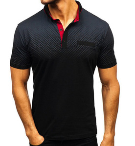 .Polo <b>shirt</b> for <b>men</b> short sleeve golf outfit <b>with</b> <b>collar</b> soft touch material perfect for training and outdoor wear - Product Image 2