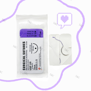 <span class=keywords><strong>Sutures</strong></span> chirurgicales en soie et nylon non résorbables pour chiens, prix fabricant, avec aiguille - Product Image 5
