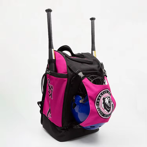 900D Oxford OEM <b>Baseball</b> Backpack for Training Match Use Dual <b>Bat</b> Holders Organized Gear Sections Sublimated Logo 36-55L High - Product Image 6