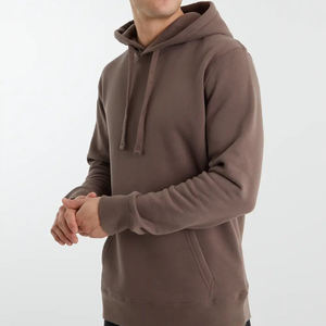 Sudadera con Capucha Extra Grande para Hombre, 100% Algodón, Diseño Estampado Invernal, Bolsillo Superior, Bloques de Color, Estilo Juvenil - Product Image 1