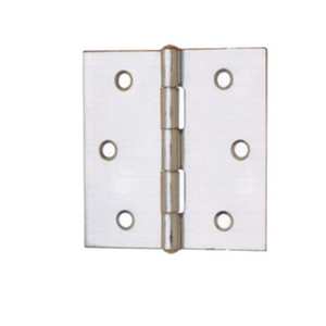 Cerniera Quadrata con Perno Fisso in Acciaio Zincato mm. 40 - Product Image 3