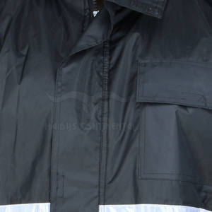 Chaqueta de seguridad a prueba de viento bolsillos laterales hombres chaqueta de seguridad cálida de buena calidad chaqueta de seguridad de manga completa - Product Image 5