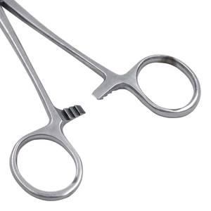 Soporte de Aguja Quirúrgica Dental Médica de Acero Inoxidable, Pinza Hemostática Recta, Herramienta Quirúrgica de Codo, 14/16/18cm - Product Image 4