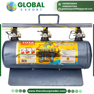 Pistola de Polvo de Tres Colores de Alto Impacto, Efecto Visual, Ecológica, Desechable, para Revelación de Género, Graduaciones, Segura - Product Image 2