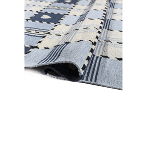 Alhambra - Alfombras de Lana Grandes de Color Azul, 9x12, Tejido Plano de Yute para el Hogar, Rectangulares, para Pasillo, Sala de Estar, Decoración Junto a la Cama - ADWL-13301 - Product Image 2