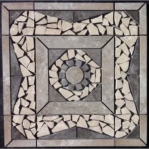 Daltile's Sandalo Heathland & Continental Slate 21 1/2 \ "Tile Medallion Accessoire - Product Image 1