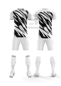 Conjunto de Camiseta y Pantalones Cortos Personalizados para Partidos de Fútbol, Premium, 100% Poliéster, Impresión por Transferencia de Calor, Tejido Transpirable Unisex para Deportes de Equipo - Product Image 1