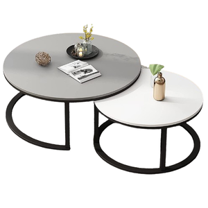 Exclusive Design Rounded Top <b>Nesting</b> <b>Table</b> <b>Living</b> <b>Room</b> Furniture Luxury <b>Nesting</b> <b>Table</b> At Inexpensive Price - Product Image 5