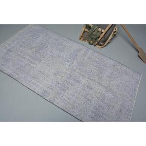 พรมวินเทจตุรกีขนาด 3.6x6.9 ฟุต, พรมปูพื้น, พรมโมร็อกโกสีเทา - Product Image 4