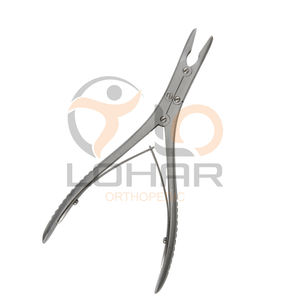 Ruskin Bone Rongeur Forceps Coudé Pour Usage Chirurgical Acier inoxydable fait rongeur forceps - Product Image 3