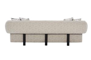 Canapé 2 places de luxe de qualité supérieure, rembourré, avec assise large, design de dossier sans couture, accoudoirs arrondis et texture durable - Product Image 3