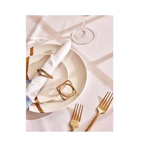 <b>Silver</b> Metal Round <b>napkin</b> ring Both Side Embossed leaf Design Wholesale Christmas Embossed Design Tableware <b>Napkin</b> Ring - Product Image 2