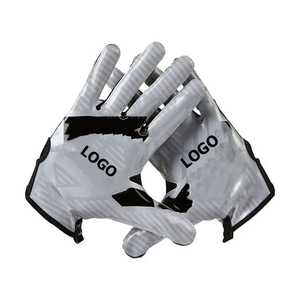 Gants de football américain personnalisés en cuir léger imperméable à l'eau extensible Protection UV Sports Gym Casual Use Printing - Product Image 1