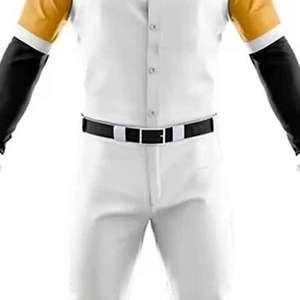 Conjunto de Uniforme de Béisbol con Botones Completos para Hombre y Mujer, Impresión Personalizada, Tela 100% Poliéster de Alta Calidad, Talla Grande, Antibacteriano - Product Image 4