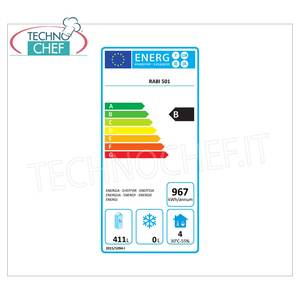 Réfrigérateur coffre horizontal Technochef 411 L pour bouteilles, température statique +3/+10°C, classe B, alimentation électrique - Product Image 1