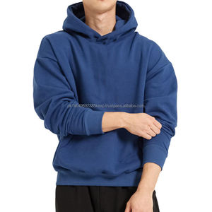 Sweat-shirt à capuche en coton pour homme, confortable, chaud, décontracté, doux, en polaire, élégant, pour tous les jours, vêtements de sport - Product Image 5