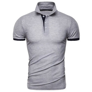 เสื้อยืดแขนสั้นผ้าฝ้ายผสมใยไผ่ 220 กรัม คุณภาพสูง แห้งเร็ว สำหรับผู้ชาย รับสกรีนโลโก้ ผลิตตามแบบ OEM - Product Image 1