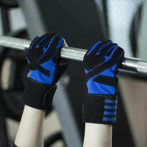 Gants d'entraînement respirants en maille Spandex Mix pour la musculation Fitness Gym Training-Gants en cuir pour hommes et femmes - Product Image 5