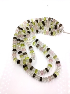 Cuentas Facetadas de Gemas Naturales Semi-Mixtas para la Elaboración de Joyería Fina, Collar de Piedras Preciosas - Product Image 4