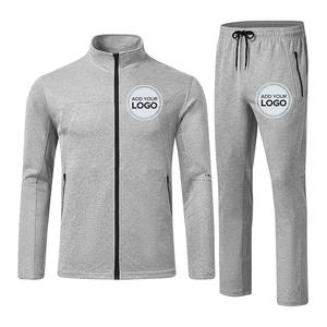 Survêtements 2 pièces pour hommes, survêtements, vêtements de sport à fermeture éclair et à col montant, survêtements de jogging 2 pièces - Product Image 2
