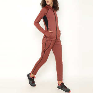 New Design High Quality Wholesale Price <b>Women</b> Tracksuit Solid Plain Color Breathable Track <b>Suits</b> for Ladies - Product Image 2
