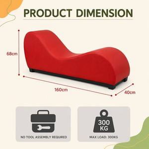 Fauteuil Tantra Love Sofa Sillon Sexuel, Meuble pour Couples, Cadre en Bois Massif, Cuir PU Écologique, Capacité 300KG - Product Image 5