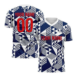 Vente en gros 100% kits de maillots de football en polyester uniformes de football pour hommes personnalisés ensemble de vêtements de football avec logo - Product Image 1