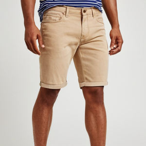 Pantalones Cortos de Mezclilla para Hombre, Corte Holgado, Tejido Transpirable de Mezcla de Algodón, Ropa Fresca de Verano, Cinco Bolsillos Clásicos, Duraderos y Casuales para la Calle - Product Image 6