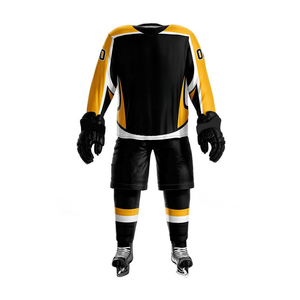 Match Wear 100% Polyester Respirant À Séchage Rapide Uniformes De Hockey Sur Glace Sublimation Personnalisée Jersey Pantalons Ensembles - Product Image 5