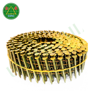 ตะปูม้วนเหล็กขนาด1-3/4นิ้วพร้อมก้านเรียบ/สกรู/วงแหวนหัวลายตารางหมากรุกความเร็วสูงผลิตในเวียดนาม - Product Image 5