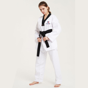 Uniforme de Karate Unisex superior del fabricante, logotipo personalizado, nuevos estilos de moda, precio ajustable, uniforme de Taekwondo BJJ marcial para adultos - Product Image 5