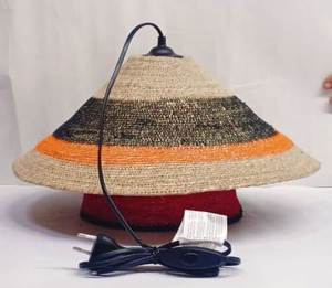 Haute demande fait à la main en osier jonc de mer abat-jour intérieur naturel jonc de mer pendentif et plafonnier pour plafonnier d'hôtel - Product Image 2