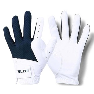 Gants de golf légers en cuir véritable de haute qualité pour hommes et femmes antidérapants avec logo personnalisé respirant - Product Image 3