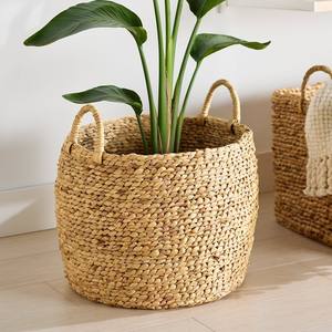 Panier porte-plantes tissé en jacinthe d'eau de haute qualité pour l'affichage de plantes - Product Image 5