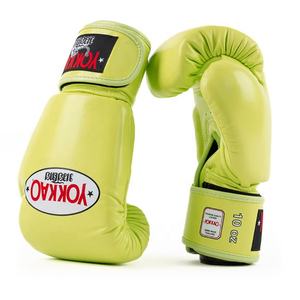 Gants de boxe en cuir de vachette sur mesure de qualité supérieure Yakkao&Twins, gants de compétition professionnels pour l'entraînement au Muay Thai - Product Image 5