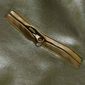 Veste en cuir pour homme de haute qualité, fabriquée au Pakistan, à col fin, imperméable et coupe-vent, personnalisable sur le devant - Product Image 6