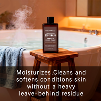 Gel douche hydratant personnalisé, parfum naturel, soin de la peau, nourrissant, prune noire, encens chaud, vanille de Madagascar