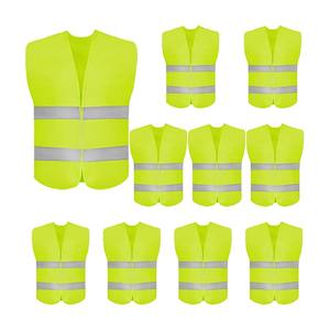Gilet de sécurité réfléchissant violet haute visibilité, uniforme de travail de construction, 100% polyester, gilet de sauvetage avec logo, multi-poches - Product Image 1
