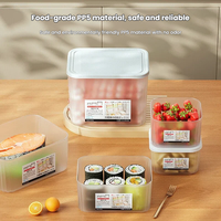 Boîte de conservation alimentaire en PP, boîte de conservation fraîcheur avec couvercle souple, boîte de conservation pour réfrigérateur, boîte de conservation des légumes, boîte de conservation des aliments frais