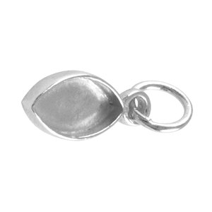Super Sterling Silver Finding Supply DIY Collet Métal Montage Lunette Charme Pendentif Marquise 3x6mm à 10x20mm Femmes Lunette Réglage - Product Image 4