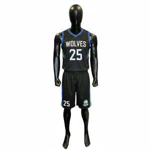 ชุดบาสเก็ตบอลผ้าทวิลล์โพลีเอสเตอร์ 100% แบบสั่งทำพิเศษ พิมพ์ลายตามต้องการ ชุดทีม ระบายอากาศได้ดี มีไซส์พลัส - Product Image 5