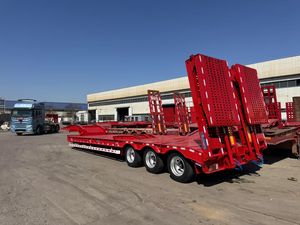 Remorque de charge utile de capacité de charge de 60 tonnes 13m nouvelle remorque surbaissée à 3 essieux à vendre - Product Image 6