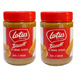 Buy Lotus <b>Cookies</b> and Creamy and Crunchy 250 g - Lotus Crema Biscoff Biscuits Spread Smooth Cream 400g - Product Image 3