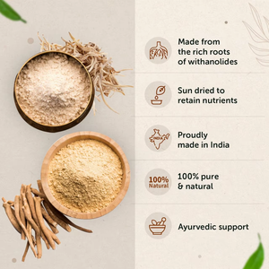 Polvo de Raíz de Ashwagandha Pura de Marca Privada, Suplemento Ayurvédico Natural para el Alivio del Estrés, Apoyo para la Fuerza y la Energía, de la India - Product Image 2