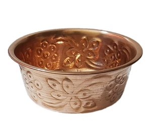 Bol de bain et spa indien original fait à la main en cuivre forme ronde design attrayant personnaliser design prix bon marché - Product Image 5